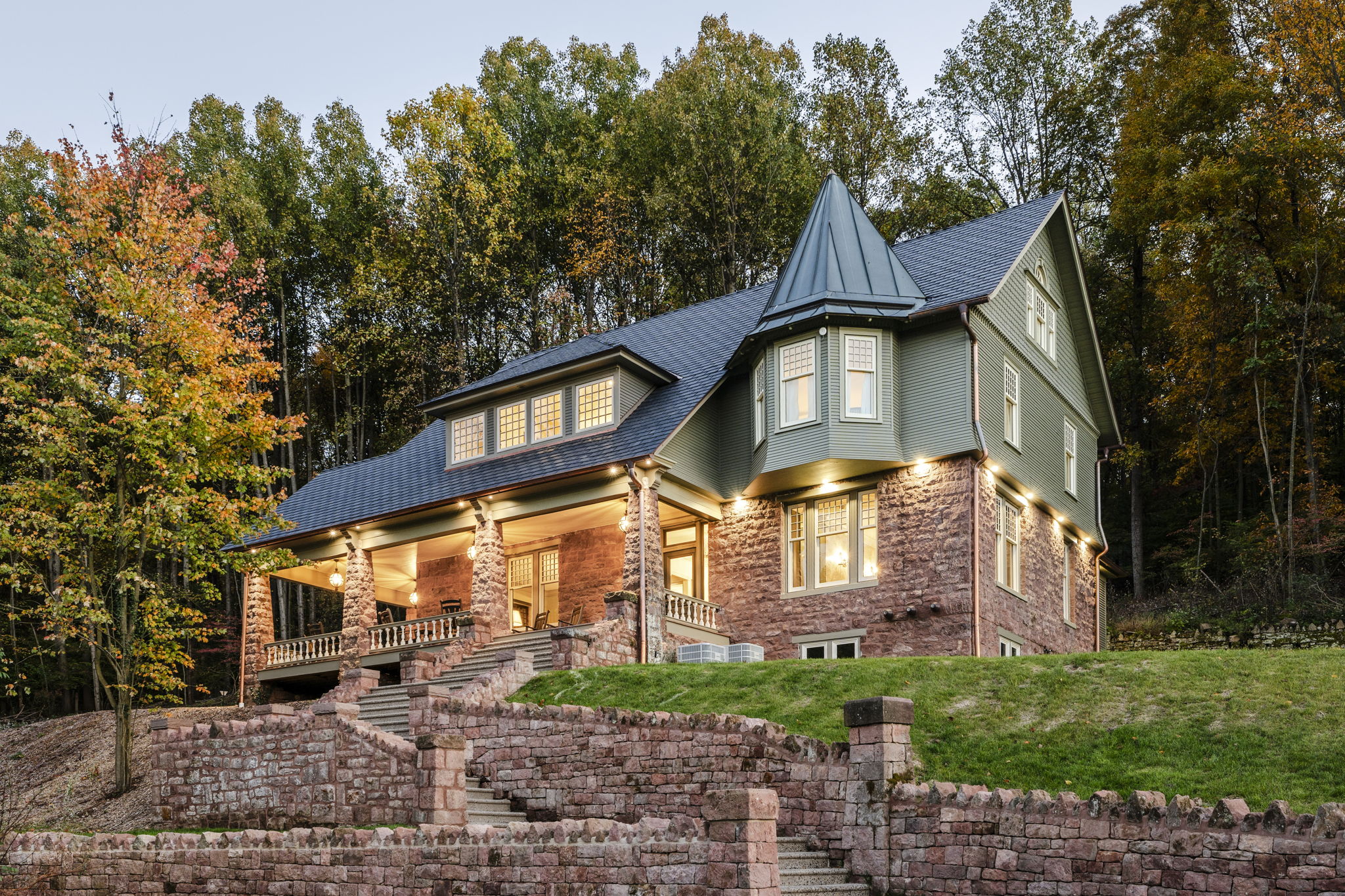 Scenic view of Indian Lake